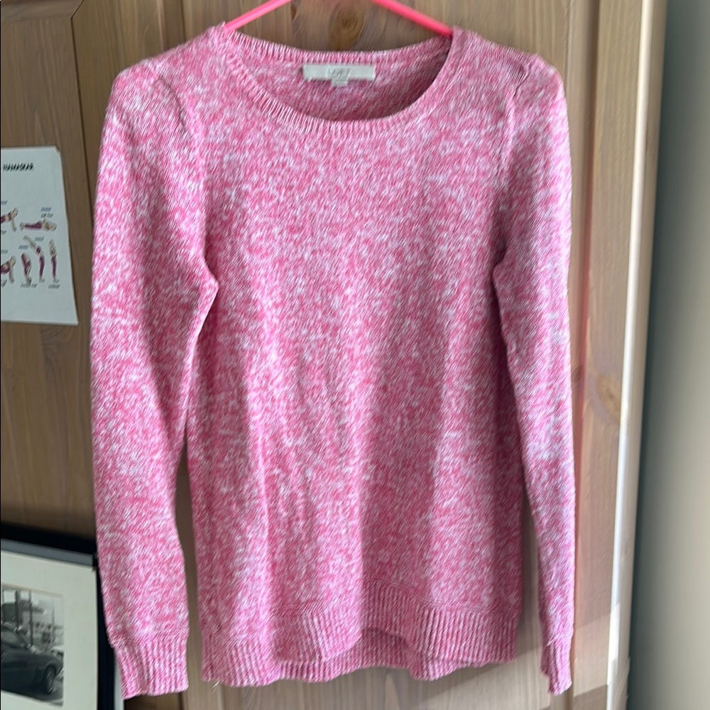 Loft marled pink Women's Sweater